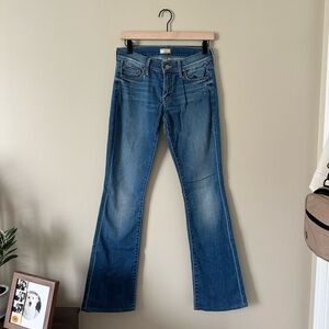 MOTHER The Outsider Bootcut Jeans in After Class